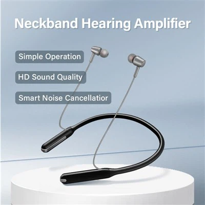 Audífono digital con banda para el cuello